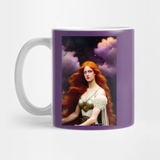 Lady With Dramatic Skies Mug